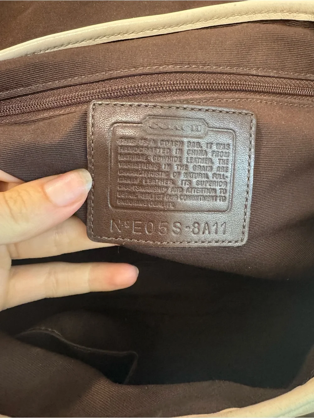 Vintage Coach Leather Soho